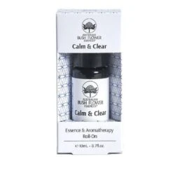 Australian Bush Flowers Calm & Clear Essence And Aromatherapy Roll-On 10ml