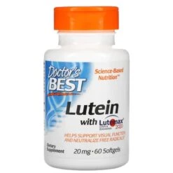 Doctor's Best Lutein With Lutemax 20mg Softgels 60