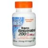 Doctor's Best Trans-Resveratrol With ResVinol-25 200mg Vcaps 60
