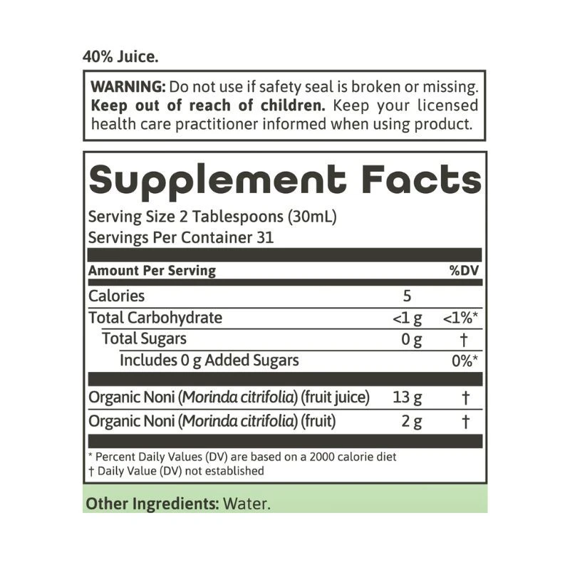 Dynamic Health Noni Juice Tahitian 946ml - Image 2