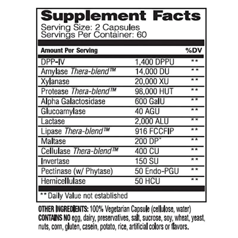 Enzymedica Digest Spectrum Capsules 120 - Image 2