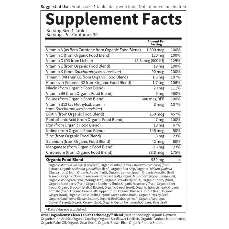 Garden Of Life Mykind Organics Prenatal Once Daily Caps 30 - Image 2