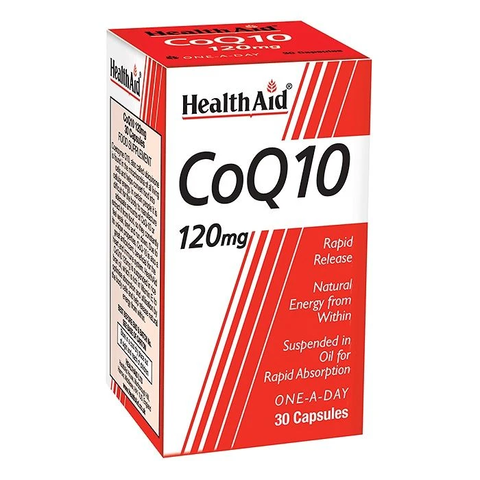 HealthAid CoQ10 120mg Capsules 30