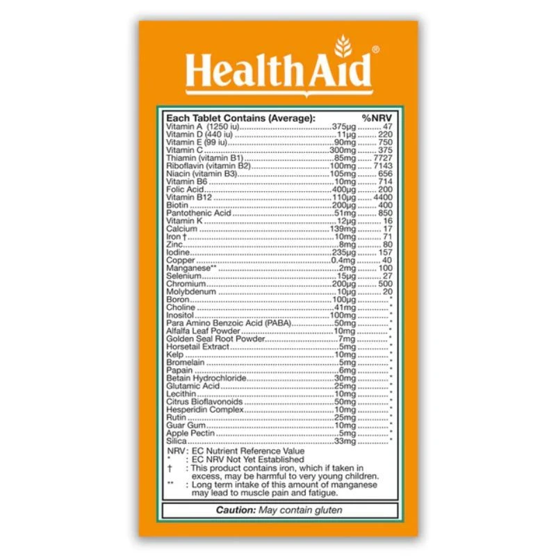 HealthAid Healthy Mega Prolonged Release Tablets 90 - Image 2