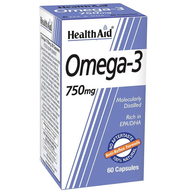 HealthAid Omega 3 750mg Capsules 60