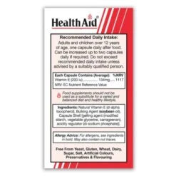 HealthAid Vitamin E 200iu Natural Vegicaps 100