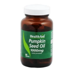 HealthAid Pumpkin Seed Oil 1000mg Capsules 60