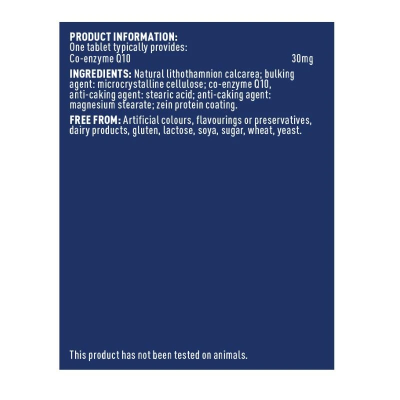 Higher Nature Co-Enzyme Q1030mg Vegetable Tablets 90 - Image 2