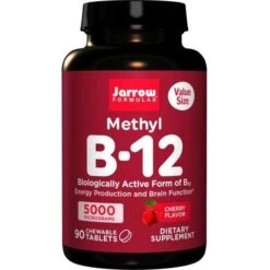 Jarrow Formulas Methyl B12 5000mcg Chew Tabs 90