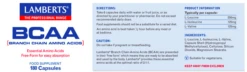Lamberts BCAA Capsules 180