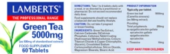Lamberts Green Tea 5000mg Tabs 60