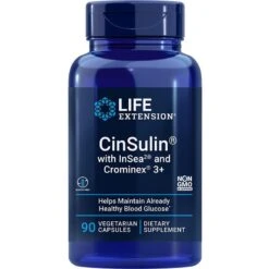 Life Extension CinSulin With InSea2 & Crominex 3+ Vcaps 90