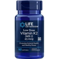 Life Extension Low Dose Vitamin K2 (MK-7) 45mcg Softgels 90