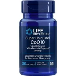 Life Extension Super Ubiquinol CoQ10 With Enhanced Mitochondrial Support 200mg Softgels 30