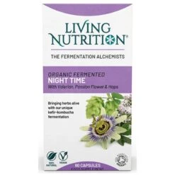 Living Nutrition Organic Fermented Night Time Caps 60