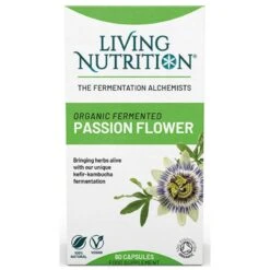 Living Nutrition Organic Fermented Passion Flower Caps 60