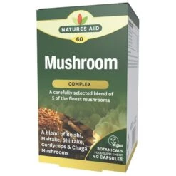 Nature's Aid Mushroom Complex Capsules 60