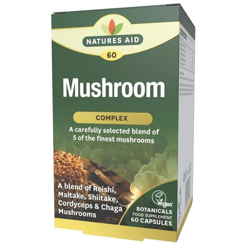 Nature's Aid Mushroom Complex Capsules 60