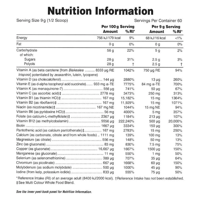 Nature's Plus Source Of Life Gold Drink Mix 540g - Image 2