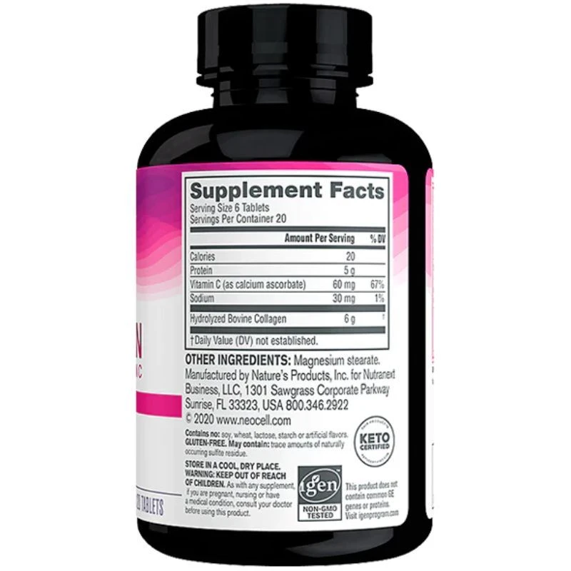 NeoCell NC Super Collagen + C Tablets 120 - Image 2