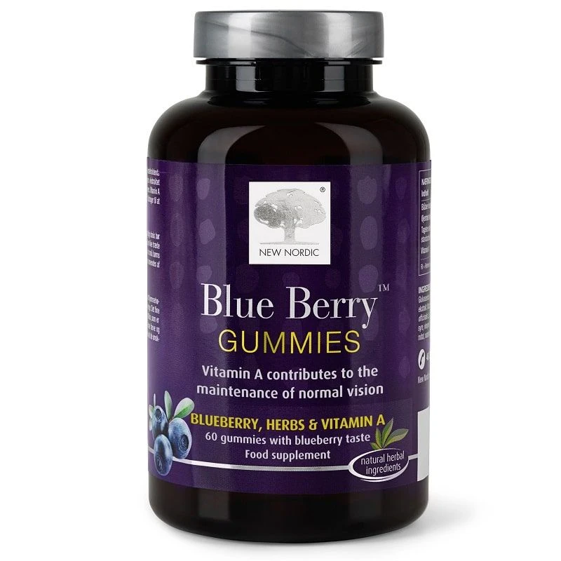 New Nordic Blue Berry Gummies 60
