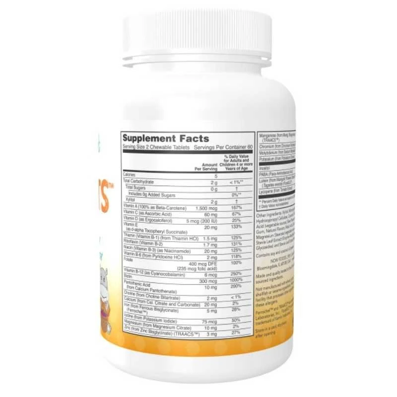 NOW Foods Kid Vits Berry Blast Chewables 120 - Image 2