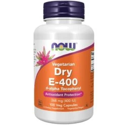 NOW Foods Vitamin E-400 Dry Vegetarian Capsules 100