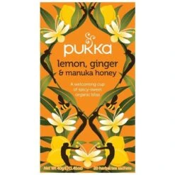 Pukka Herbs Pukka Lemon, Ginger & Manuka Honey Tea Bags 80