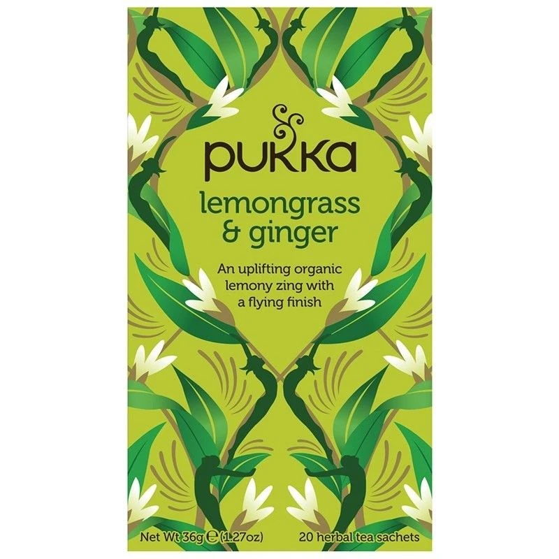 Pukka Herbs Pukka Lemongrass & Ginger Tea Bags 80