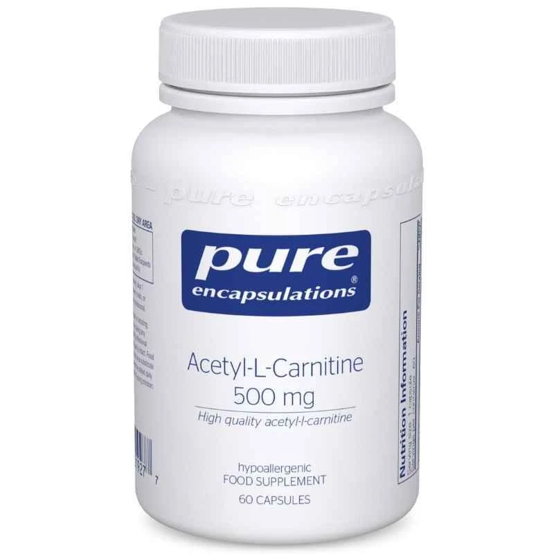 Pure Encapsulations Acetyl-L-Carnitine 500mg Capsules 60