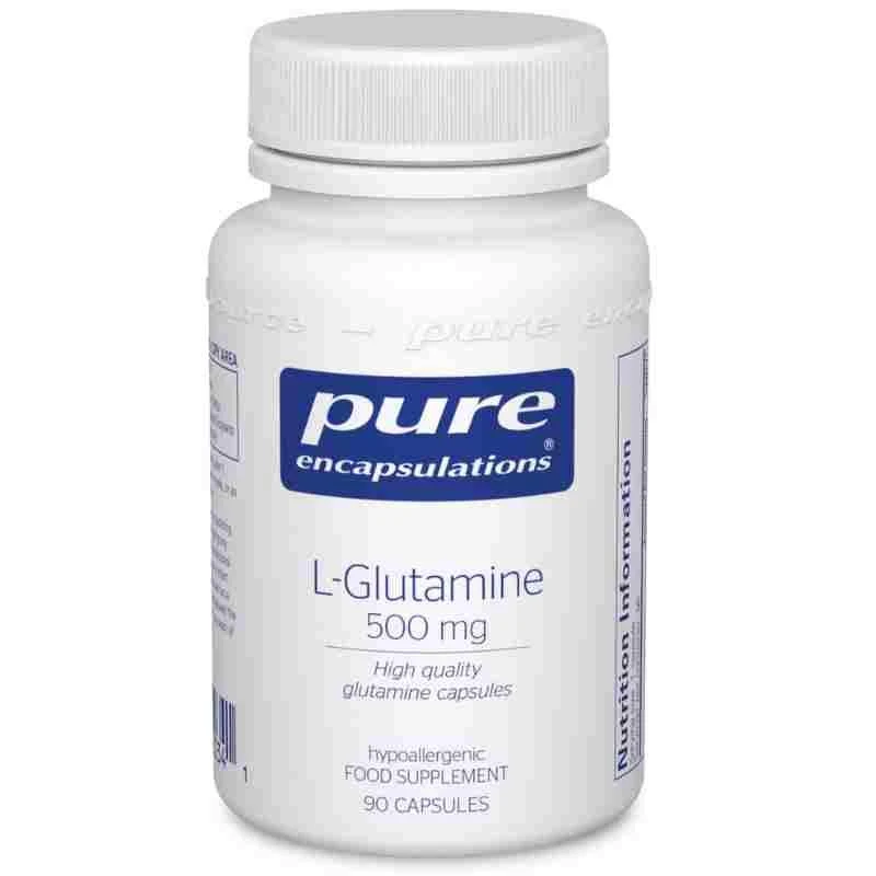 Pure Encapsulations L-Glutamine 500mg Capsules 90