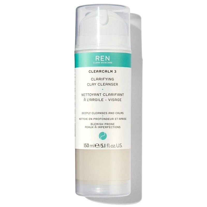 REN Clearcalm 3 Clarifying Clay Cleanser 150ml