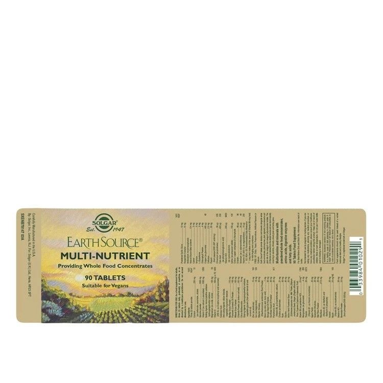 Solgar Earth Source Multi-Nutrient Tablets 90 - Image 2