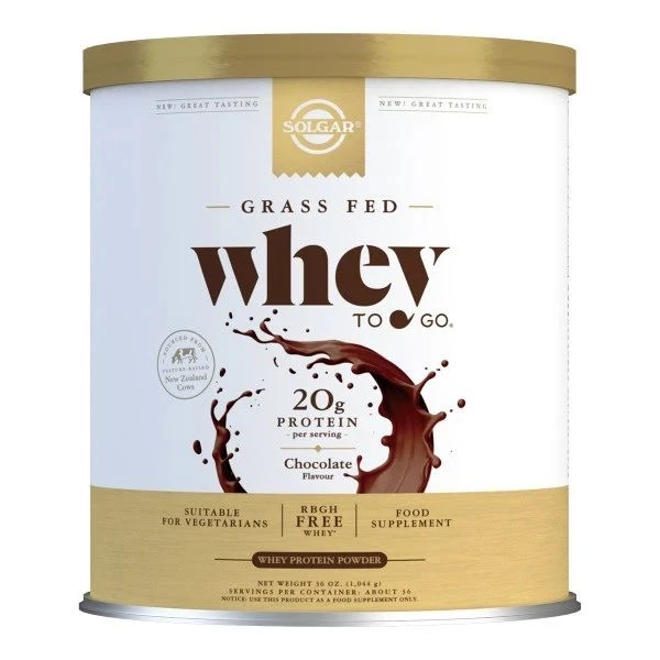 Solgar Whey To Go Protein Powder (Chocolate) 1044g - Image 2