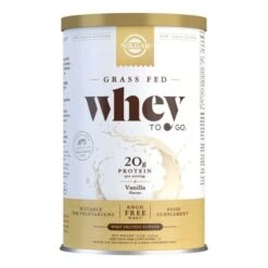Solgar Whey To Go Protein Powder Natural Vanilla Flavour 340g