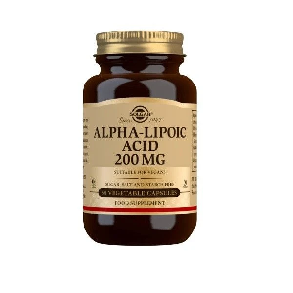 Solgar Alpha Lipoic Acid 200mg Vegicaps 50