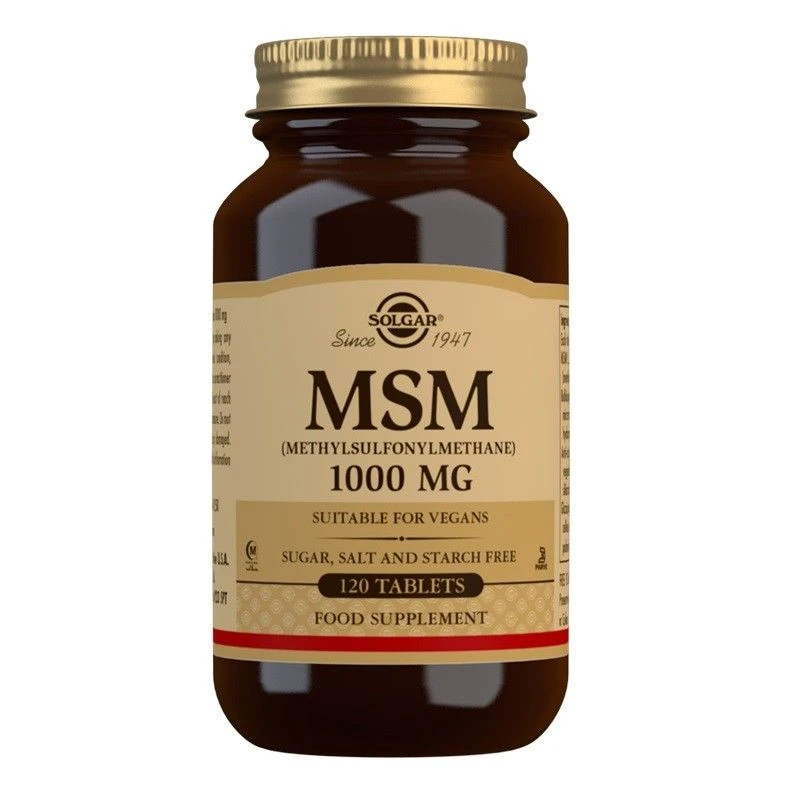 Solgar MSM 1000mg Tablets 120