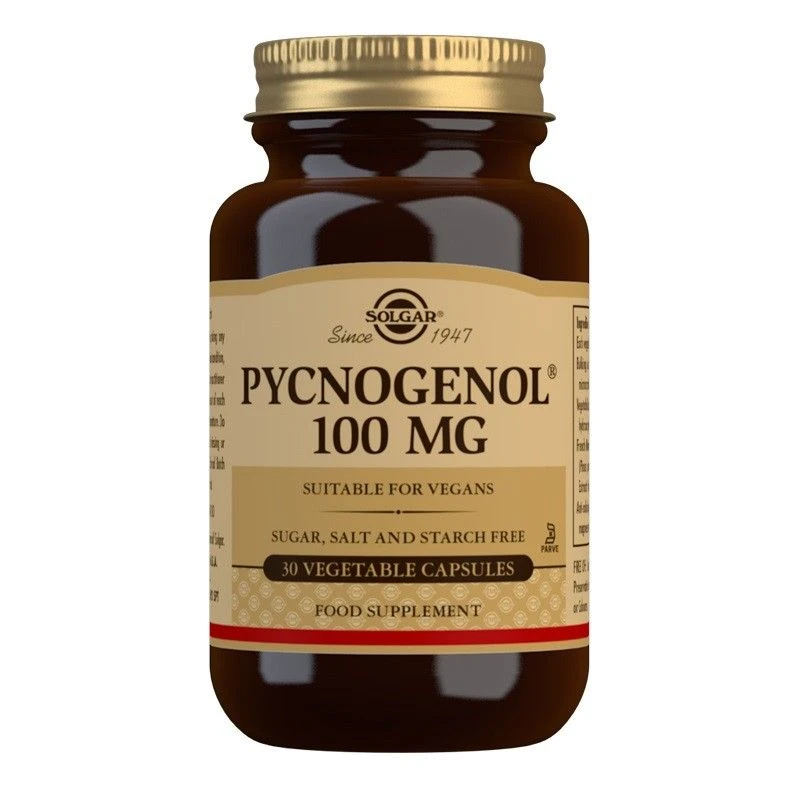 Solgar Pycnogenol 100mg Vegicaps 30