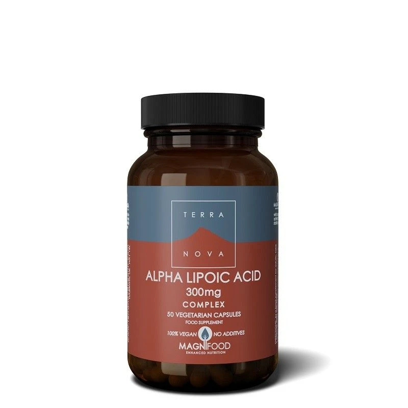 Terranova Alpha-Lipoic Acid 300mg Complex Vegicaps 50