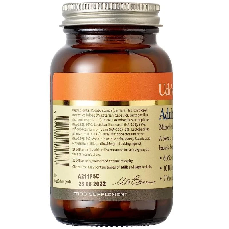 Udo's Choice Adult Blend One A Day Vegicaps 30 - Image 2