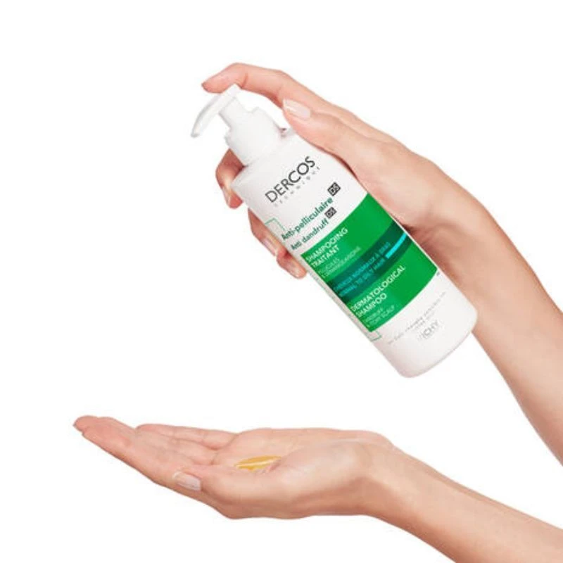 Vichy Dercos Anti-Dandruff Shampoo For Normal To Greasy Hair 390ml - Image 4