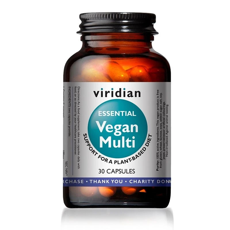 Viridian Essential Vegan Multi Capsules 30