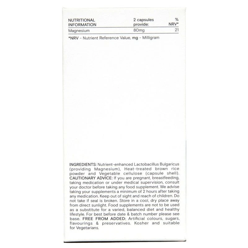 Wild Nutrition Food-Grown Magnesium Vegicaps 60 - Image 3